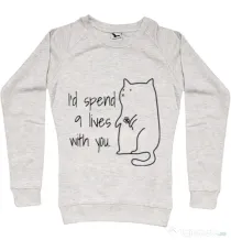 Bluza ADLER dama Nine lives Migdala melanj