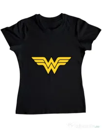 Tricou ADLER dama Wonder woman Negru