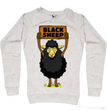 Bluza ADLER dama Black sheep Migdala melanj