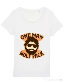 Tricou STANLEY STELLA dama One man wolf pack Alb