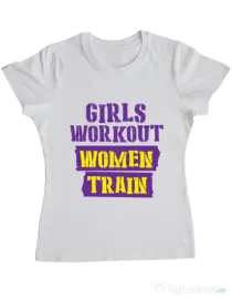 Tricou ADLER dama Women train Alb