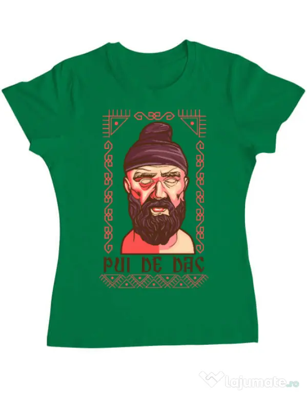 Tricou ADLER dama Pui de dac Verde mediu