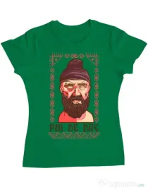Tricou ADLER dama Pui de dac Verde mediu