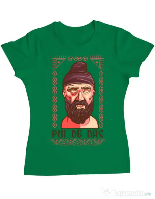 Tricou ADLER dama Pui de dac Verde mediu