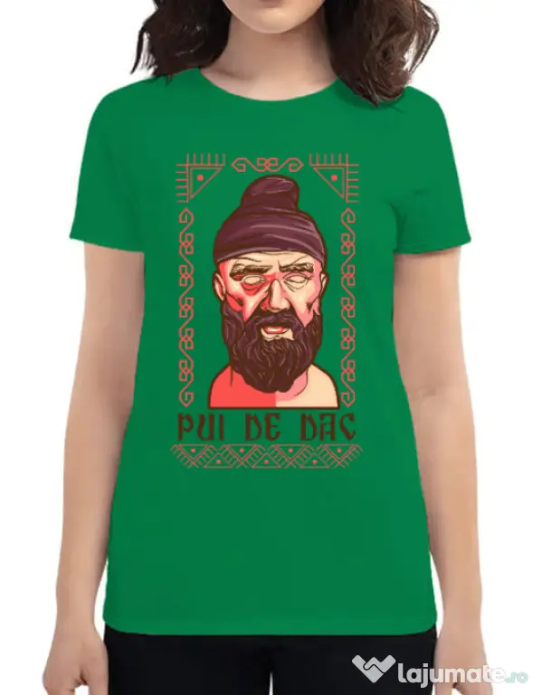 Tricou ADLER dama Pui de dac Verde mediu
