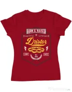 Tricou ADLER dama Dristor Rosu