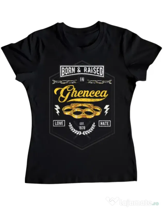 Tricou ADLER dama Ghencea Negru