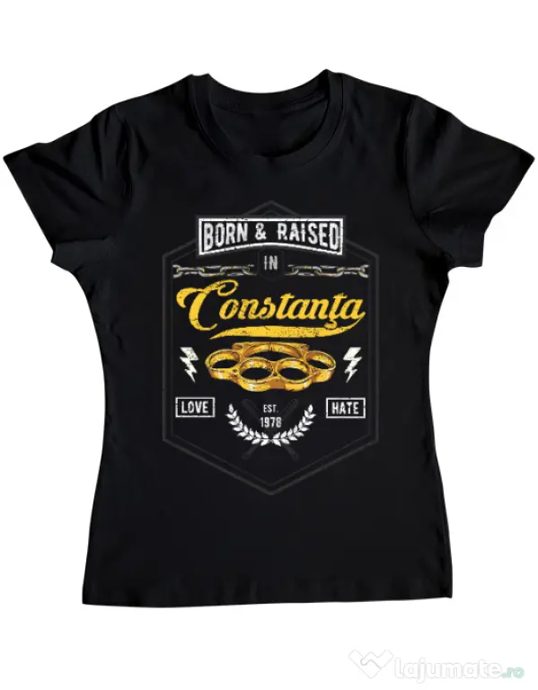 Tricou ADLER dama Constanta Negru