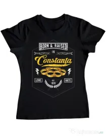 Tricou ADLER dama Constanta Negru