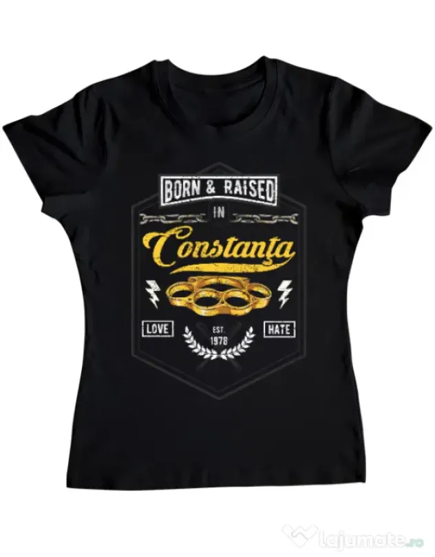 Tricou ADLER dama Constanta Negru