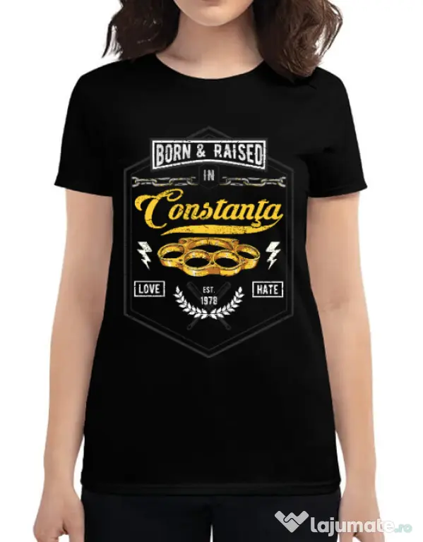 Tricou ADLER dama Constanta Negru