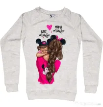 Bluza ADLER dama Mama and baby Mouse Migdala melanj