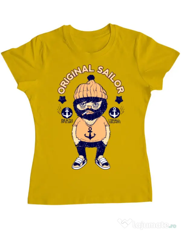 Tricou ADLER dama Original sailor Galben