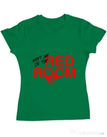 Tricou ADLER dama Red room Verde mediu