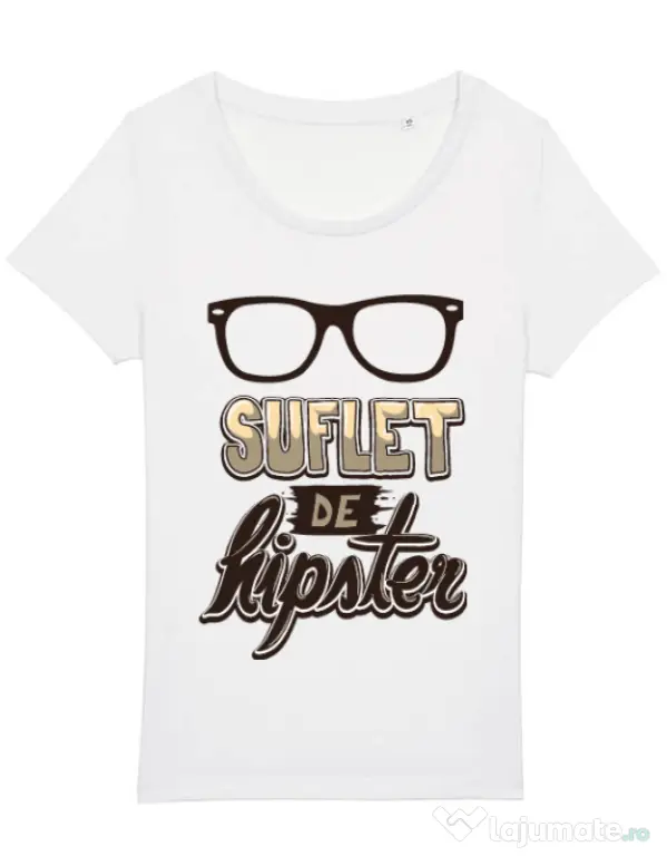 Tricou STANLEY STELLA dama Suflet de hipster Alb