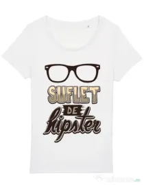 Tricou STANLEY STELLA dama Suflet de hipster Alb