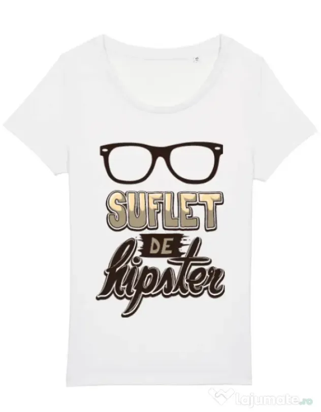 Tricou STANLEY STELLA dama Suflet de hipster Alb