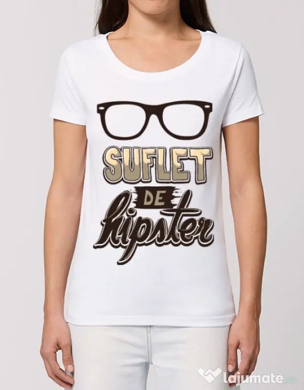 Tricou STANLEY STELLA dama Suflet de hipster Alb