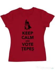 Tricou ADLER dama Vote Tepes Rosu
