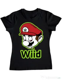 Tricou ADLER dama Wiid Negru