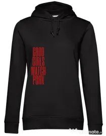 Hoodie dama cu gluga Bad girls Negru
