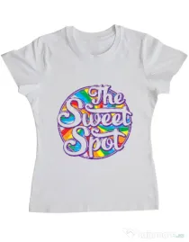 Tricou ADLER dama The sweet spot Alb