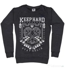 Bluza ADLER dama Keep Hard Negru melanj