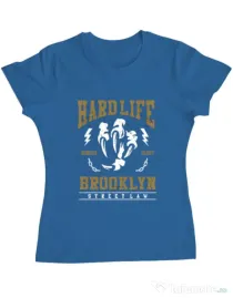 Tricou ADLER dama Hard Life Albastru azuriu
