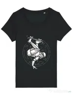 Tricou STANLEY STELLA dama Skatetrooper Negru