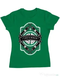 Tricou ADLER dama The Sinner Verde mediu