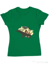 Tricou ADLER dama Born To Cook Verde mediu