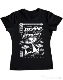 Tricou ADLER dama UFO Negru