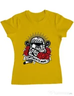 Tricou ADLER dama Dead Trooper Galben
