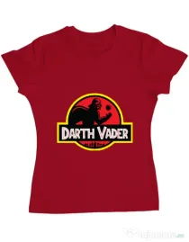 Tricou ADLER dama Darth Vader Rosu