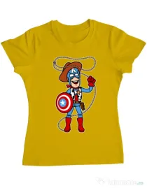 Tricou ADLER dama Captain Woody Galben