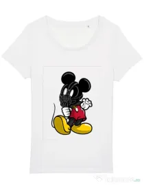 Tricou STANLEY STELLA dama Mickey Bane Alb