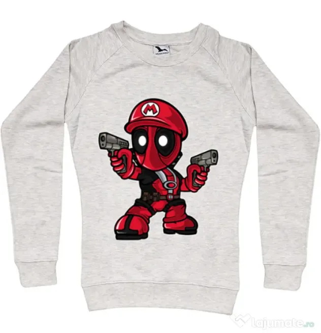Bluza ADLER dama Mario Deadpool Migdala melanj