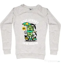 Bluza ADLER dama Stay Hungry Migdala melanj