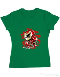 Tricou ADLER dama Iron Skate Verde mediu