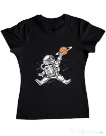 Tricou ADLER dama Space Jump Negru