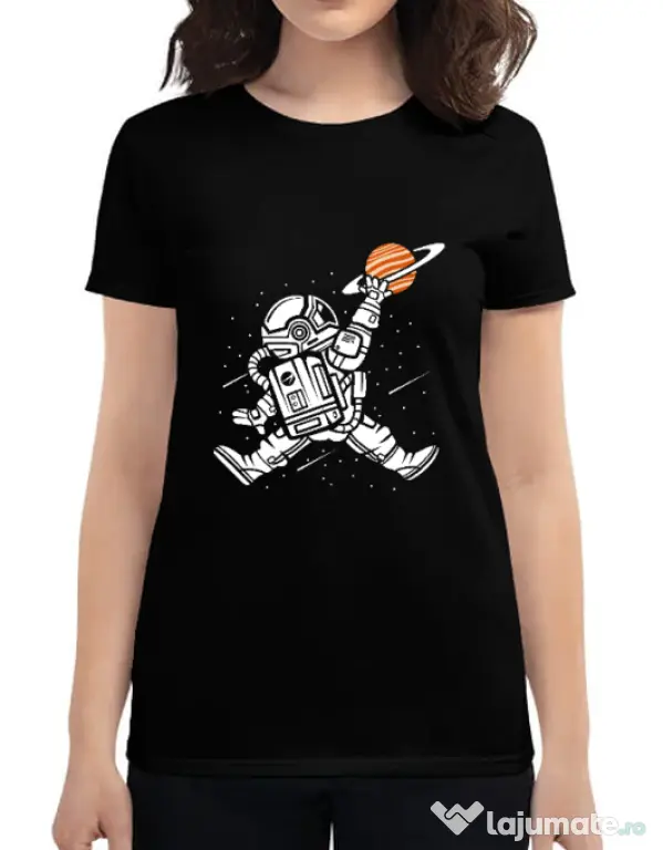 Tricou ADLER dama Space Jump Negru