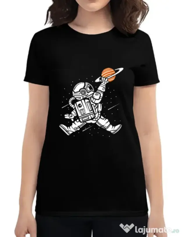 Tricou ADLER dama Space Jump Negru