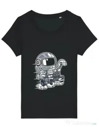 Tricou STANLEY STELLA dama Space Racer Negru