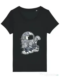 Tricou STANLEY STELLA dama Space Racer Negru