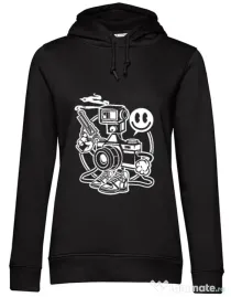 Hoodie dama cu gluga Shooter Negru