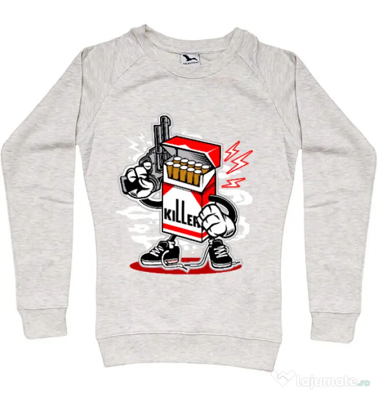 Bluza ADLER dama Cigarette Killer Migdala melanj