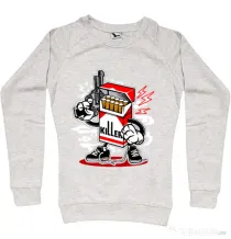 Bluza ADLER dama Cigarette Killer Migdala melanj