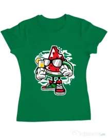 Tricou ADLER dama Stay Fresh Verde mediu