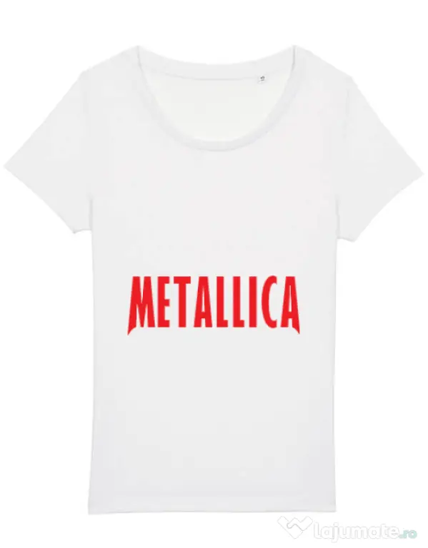 Tricou STANLEY STELLA dama Metallica 2 Alb