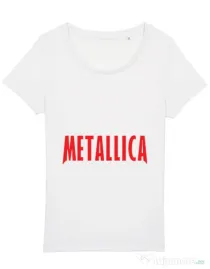 Tricou STANLEY STELLA dama Metallica 2 Alb
